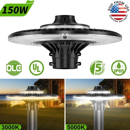 150w led post light dusk - dusk, to