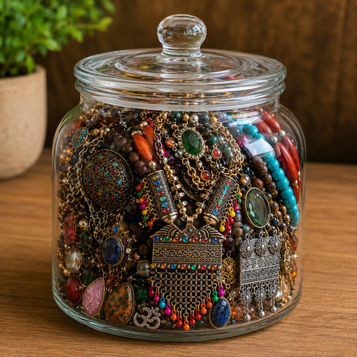 Mystery jar mixed - jewelry, lot