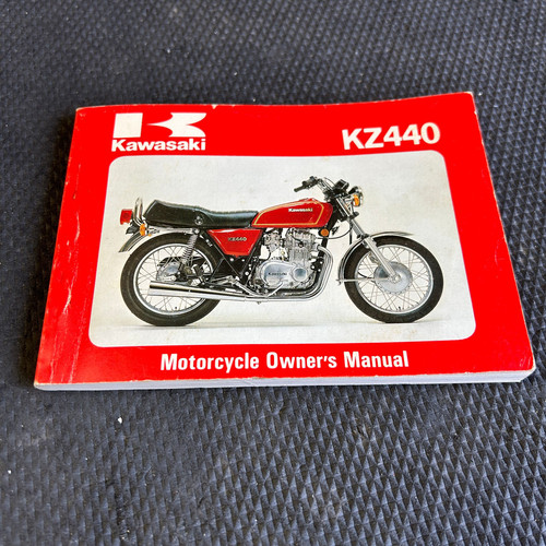 Vintage kawasaki kz440 - kawasaki, owner's