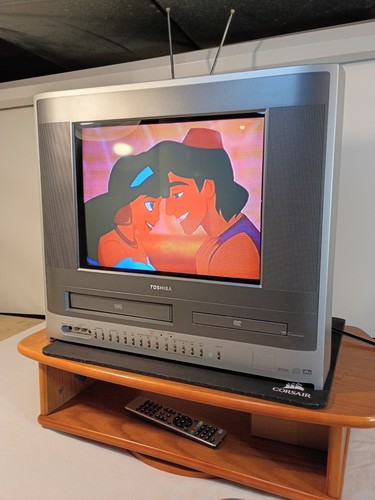 Toshiba crt tv - 14", dvd