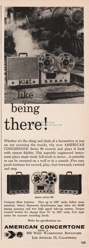 1958 american concertone los - american,