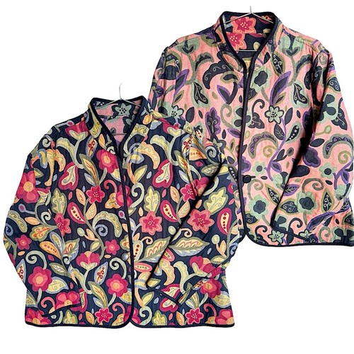 Reversible tapestry jacket - reversible,