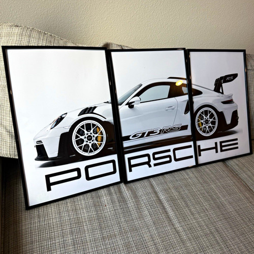 Porsche gt3 framed wall - porsche,