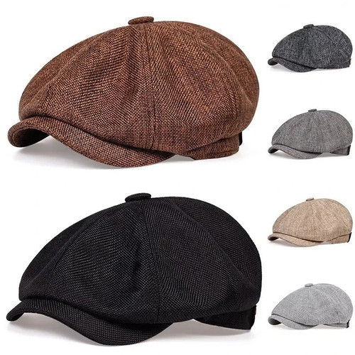 Vintage newsboy cap gatsby hat - vintage,