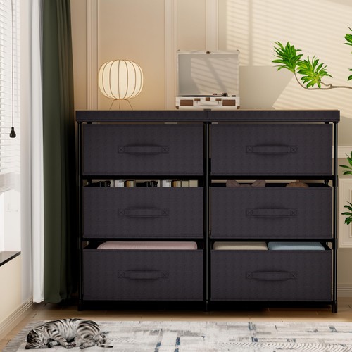Fabric drawer dresser - 6,