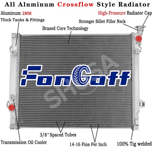Row aluminum radiator - row,