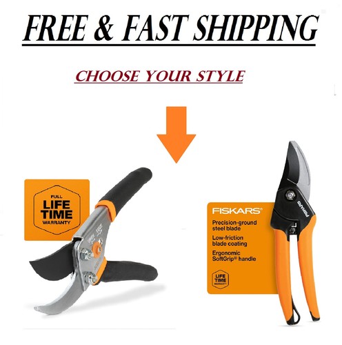Fiskars bypass pruning shears - bypass,