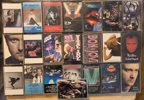 Vintage 80s rock cassette - vintage,