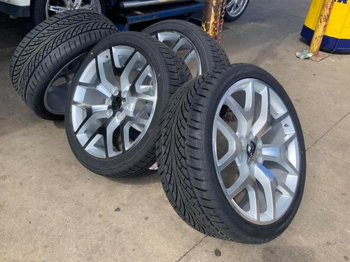 Inch rims tires fit - 22",