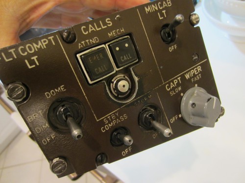 Aircraft control panel - control, as