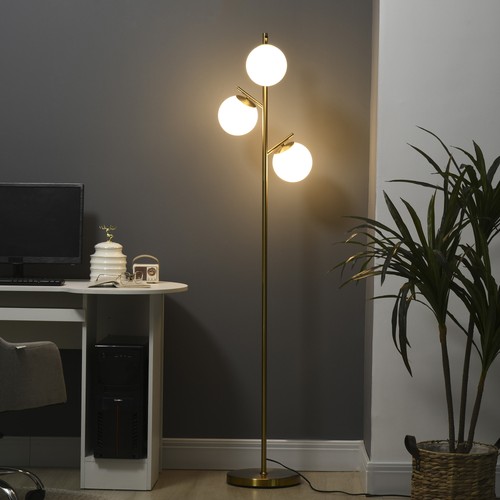Gold modern floor lamp with - modern,
