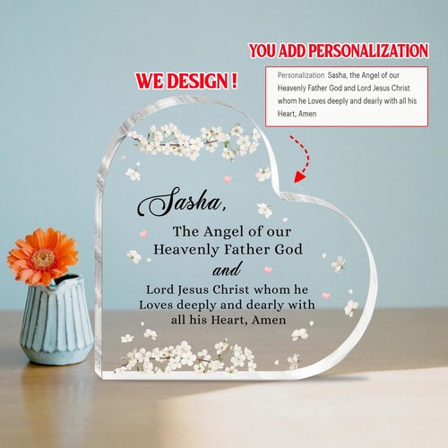 Custom heart shape acrylic - custom,