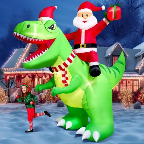 8ft christmas inflatable santa - christmas,