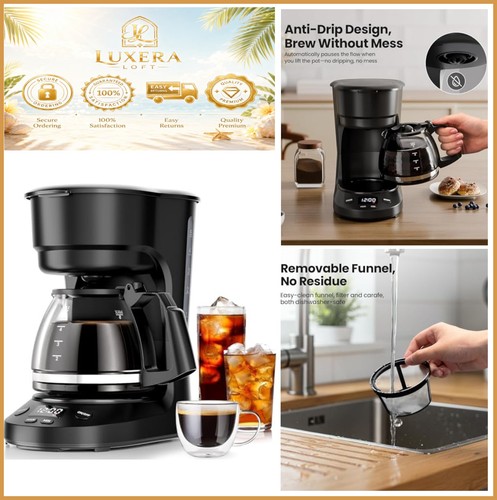 Drip coffee maker cup led - maker,