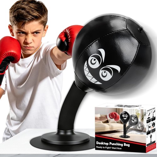 Desktop punching bag with - desktop,