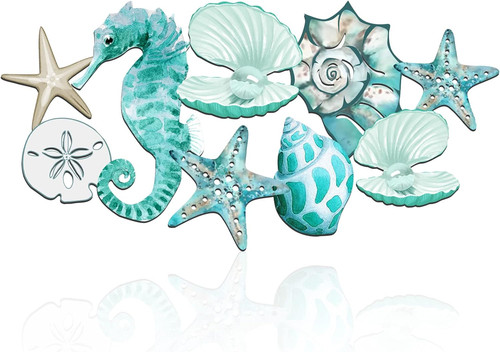 Metal beach wall decor - metal,
