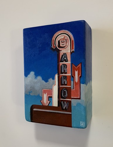 Jessica hess oil painting - oil, red
