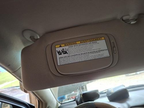 Used left sun visor - used, fits: