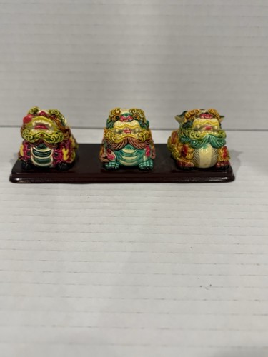 Chinese foo dogs statue 3 - chinese,