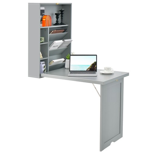Folding wall mounted desk - wall-mounted,