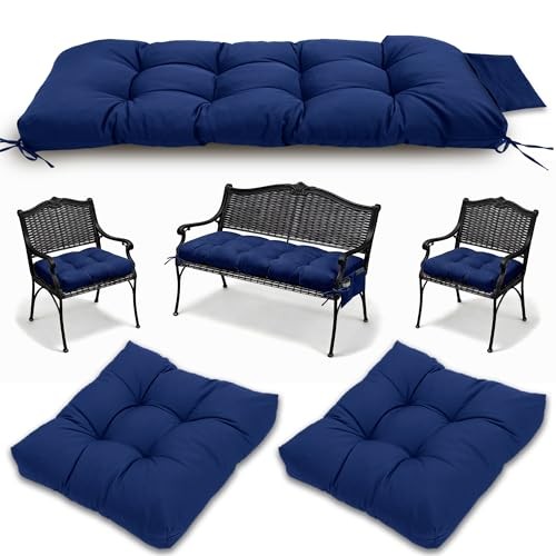 Pcs wicker chair cushions - 3,