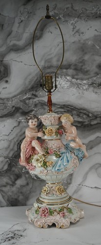 Vintage porcelain floral - porcelain,