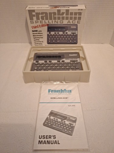 Vtg franklin spelling - ace, 1990