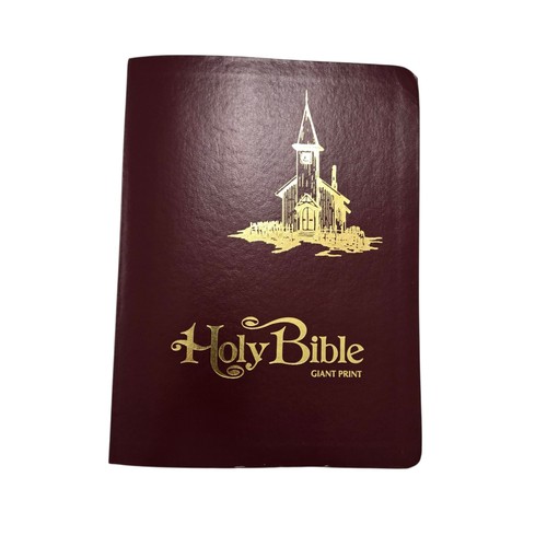 Holy bible 1975 giant print - holy,