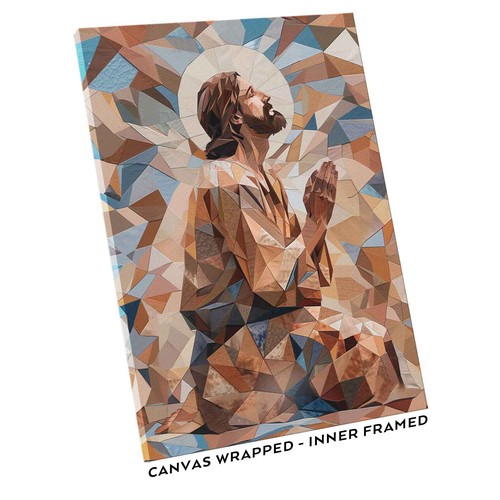 Jesus geometric abstract wall - jesus,