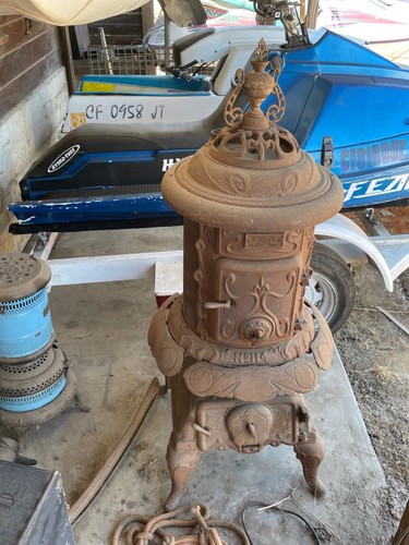 Antique cast iron pot - antique,