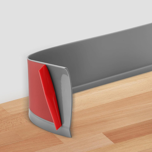Peel and stick baseboard trim - and,