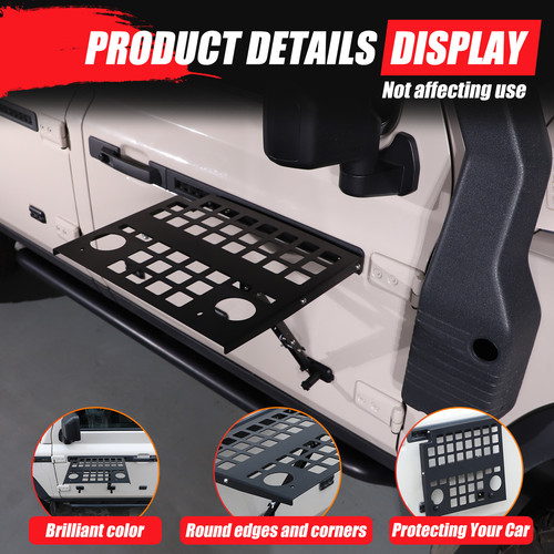 Aluminum camping door - door, fold