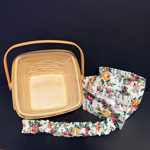 Longaberger woven wood basket - longaberger,