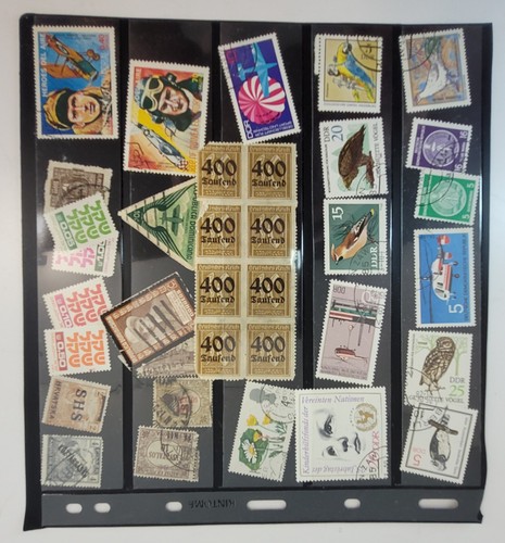 350 vintage worldwide postage - 350+,