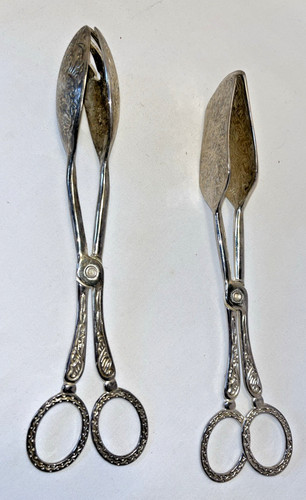 Vintage silver plated salad - silver,