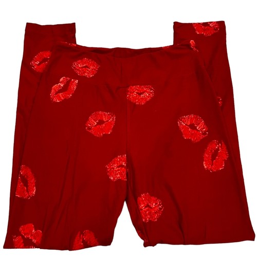 Lularoe red lips - red, print