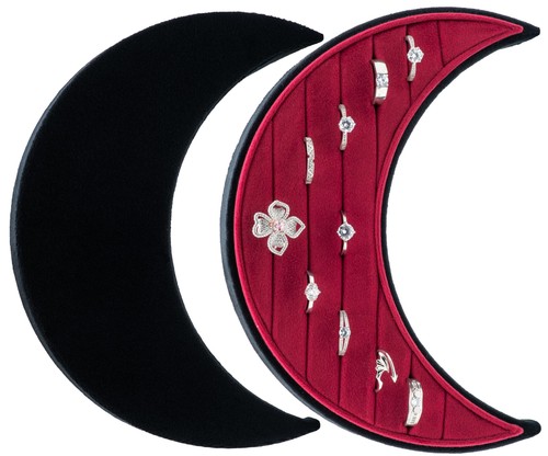 Velvet multiple ring box - velvet,