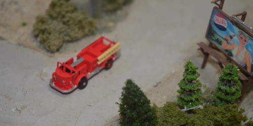 Scale fire truck - fire, engine