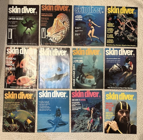 Skin diver magazine 1973 - skin, full