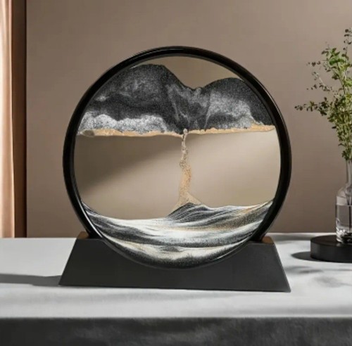 Moving sand art - art, picture