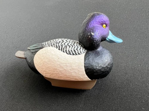 Hand carved wooden duck - hand-carved,