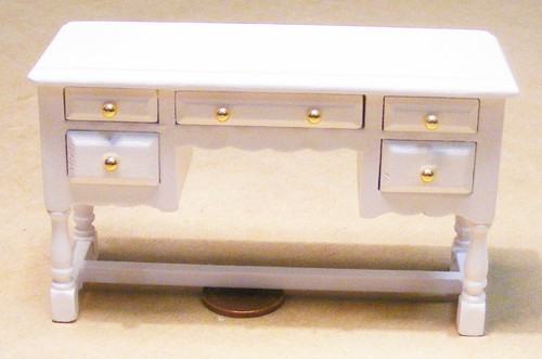 Dolls house white painted - dolls,