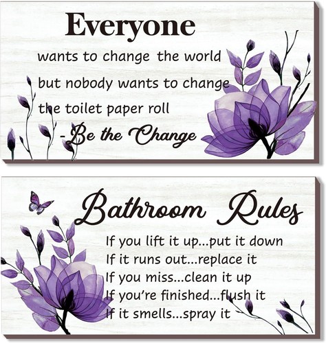 Pieces purple bathroom decor - pieces,