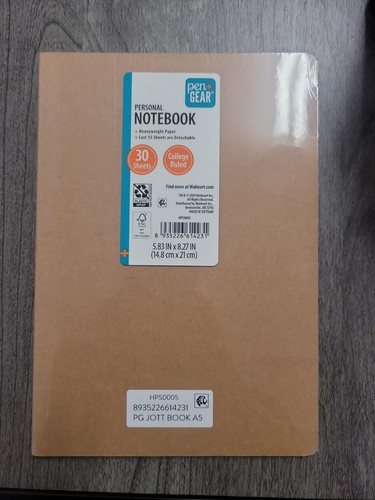 Personal notebook sheets - personal, 30