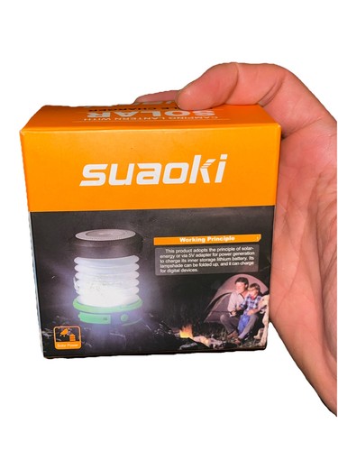 Suaoki solar camping - camping, lantern
