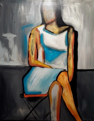 Oil on canvas - x,