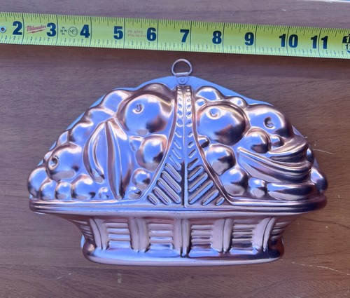 Large vintage copper fruit - large,