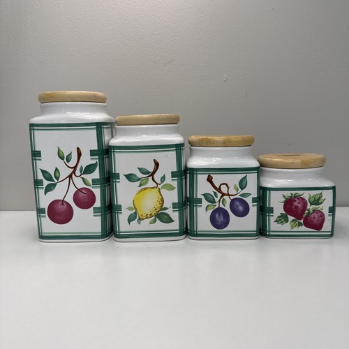 Lillian vernon fruit canister - vernon,