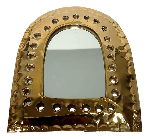 Moroccan small metal gold - small,