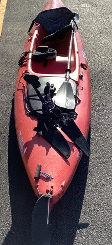 Red hobie mirage kayak - red,